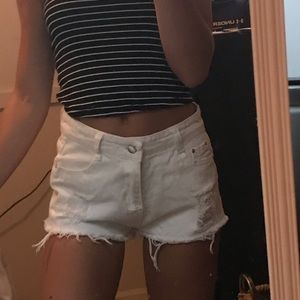 White shorts